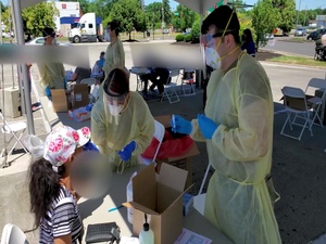 Ohio National Guard works with community health partners to offer COVID-19 testing
