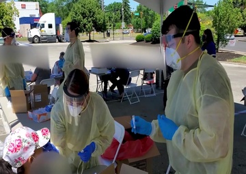 Ohio National Guard works with community health partners to offer COVID-19 testing