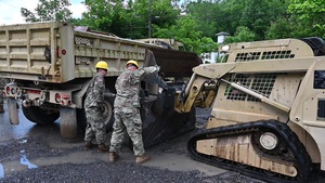 W.Va. Guard Conducts Debris Removal Operations