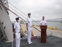 USS KANSAS CITY COMMISSIONING CEREMONY