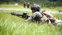 1st Battalion, 6th Marine Regiment conducts live-fire maneuver drills in Okinawa