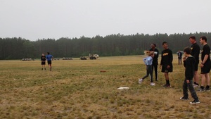Soldiers from the U.S. and Poland Polish host local children for base visit