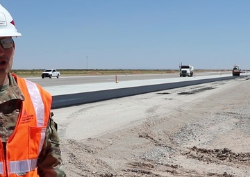 Army Corps of Engineers sees progress at Biggs Army Airfield