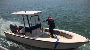 Coast Guard, good Samaritan rescue 4 from vessel taking on water near Cape May, New Jersey