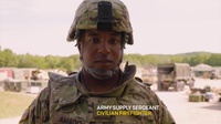 Army Reserve Life:  Firefighter & 92Y Supply Sergeant ( :15 sec)