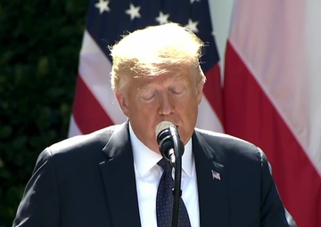 President Trump Participates in a Joint Press Conference with the President of Poland