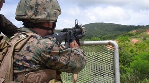 Marines with CLB-31 train with the M203 grenade launcher