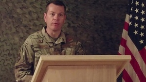 409th Air Expeditionary Group Change of Command