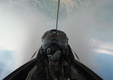 "Wait for the Drop" - F-35 Demo Team pilot performs the "Quick Climb"