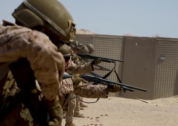 Shotgun and Rifle Combat Marksmanship Range B-Roll