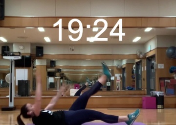 One Minute V-up Challenge