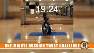 One Minute Russian Twist Challenge