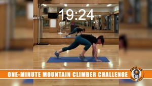 One Minute Mountain Climber Challenge