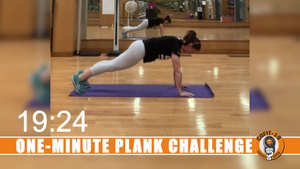 One Minute Plank Challenge