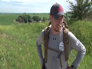 Iowa Guard Airman walks across Iowa for mental health awareness