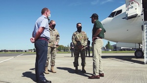 SECDEF Visits Team Mildenhall - No Graphics/Music