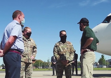 SECDEF Visits Team Mildenhall - No Graphics/Music