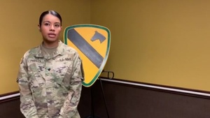 Spc. Mayra Peralta 42A Army Hiring Days