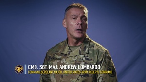 U.S. Army Reserve command sergeant major addresses ACFT 2.0