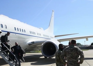 SECDEF Visits Team Mildenhall - BRoll Stringer
