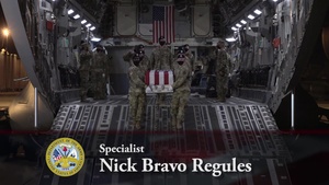 Army Spc. Nick Bravo Regules - Dignified Transfer