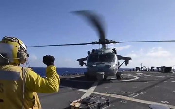 USS Russell Flight Operations