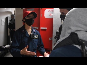 USS Nimitz (CVN 68) Sailor of the Year DC1 Mayra Ochoa