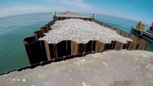 TOUR of the LORAIN HARBOR breakwater repair project!