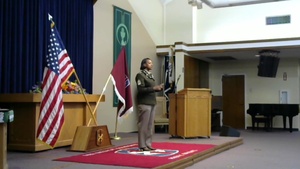 The 18th MEDCOM(DS) hosts SGM McGinnis' Lateral Appointment to Command Sergeant Major 