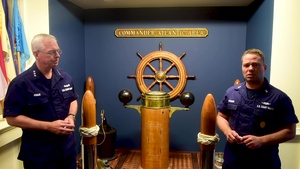 Coast Guard Atlantic Area Commander and Command Master Chief address Covid-19 update