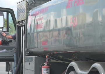 Refueling a C-2 Aircraft