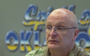 AFMC Commander Gen. Bunch Visits Tinker AFB - Interview Clips