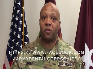 Army Dental Corps Chief Video Message - Episode 2