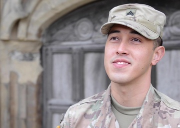 Gloucester Cathedral chimes 'Star-Spangled Banner' on July 4th for American NATO troops (1of3)