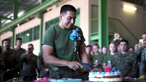 Watch as deployed Marine finds out gender of baby