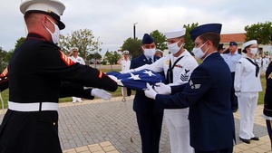 NAVSTA Rota holds flag raising ceremony