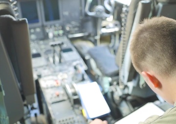 Loadmaster Pre-Flight Checks a C130J