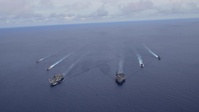 USS Nimitz, USS Ronald Reagan Carrier Strike Groups Conclude Dual Carrier Operations
