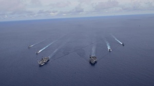 USS Nimitz, USS Ronald Reagan Carrier Strike Groups Conclude Dual Carrier Operations