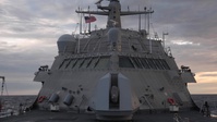 BROLL: U.S.S. Indianapolis (LCS17) Exteriors (4k)