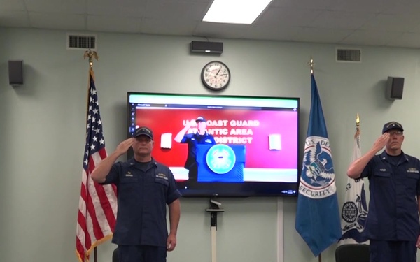 Coast Guard National Strike Force holds change of command ceremony