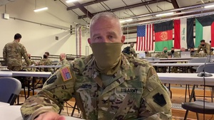 28th ECAB commander message to families back home