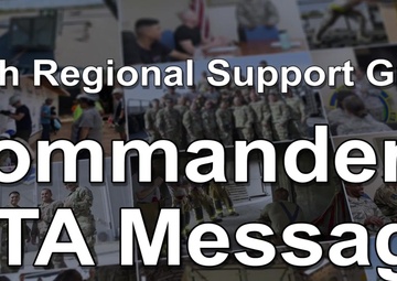 Commander's UTA Message - July 2020