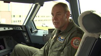 First multi-role tanker transport aircraft arrives at Eindhoven (SOUNDBITES)