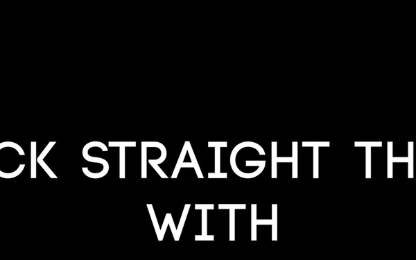 Block Straight Thrust with Follow on Strikes