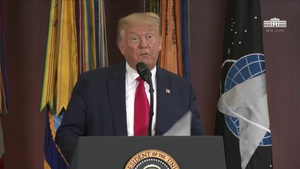 President Trump Delivers Remarks on SOUTHCOM Enhanced Counternarcotics Operations