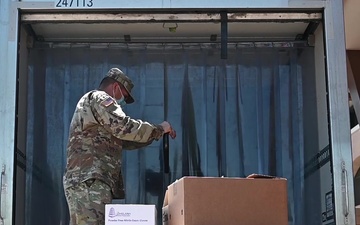 AZ National Guard delivers PPE to local clinic for COVID Testing