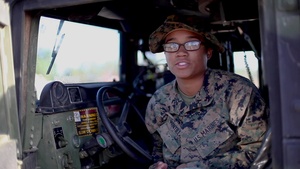 Motor transport Marines conduct field convoy training