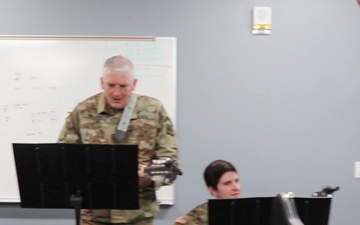 67th Army Band Practicing