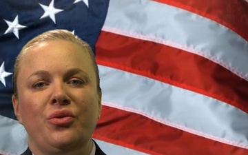 United States of America National Anthem sung by Maj. Kellie Whittlinger